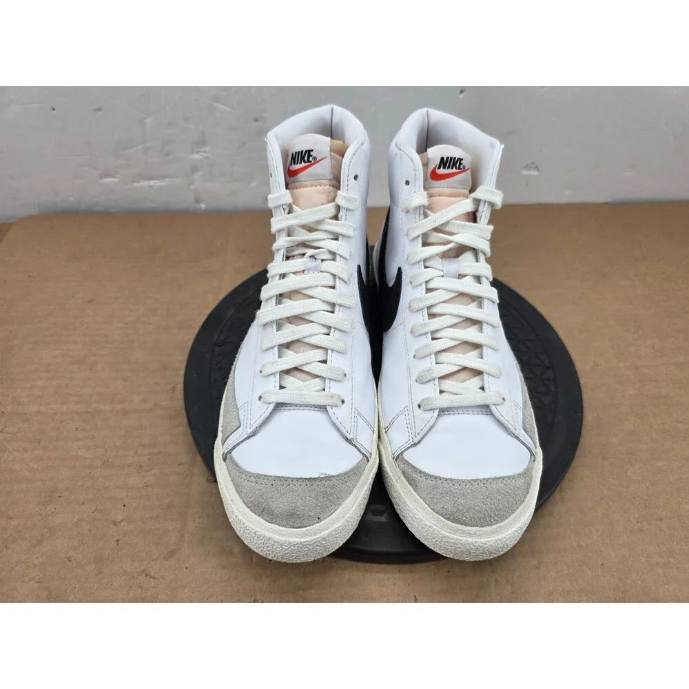 Nike Blazer Mid '77 Vintage High Top White Sneakers (BQ6806-100)  M US9.5/W US11